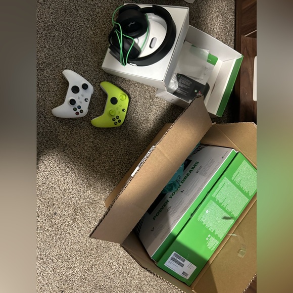Xbox Series S for sell plus two headsets. $300 brand new